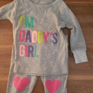 Carter's Daddy's girl pajamas size 6 months